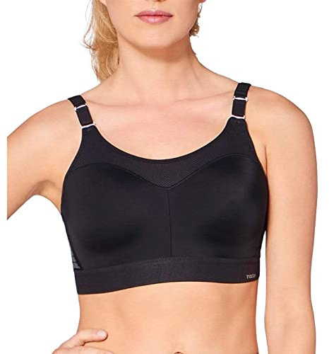Triumph Damen Triaction Control Lite W01 EX Minimizer sports bra, SCHWARZ, 95E
