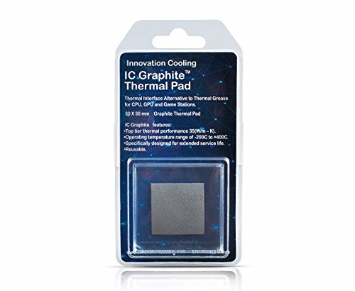 Innovation Cooling LLC IC - Almohadilla térmica de grafito (30 x 30 mm).