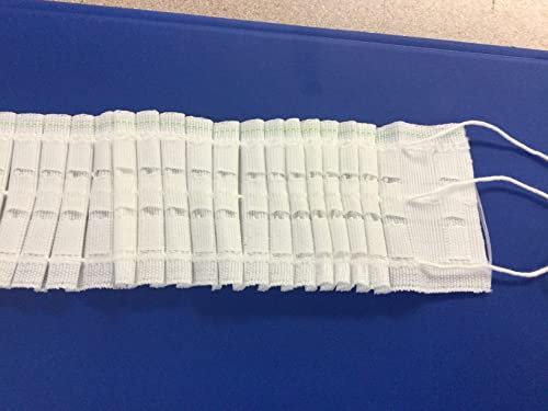 EVANS TEXTILES 3 PENCIL PLEAT CURTAINS TAPE D51 WOVEN POCKET SOLD BY THE METRE