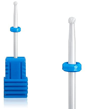 Natury Nails Fresa de Cerámica para Torno de Uñas. Manicura, Pedicura, Cutículas, Uñas Acrílicas y Uñas de Gel (Grano Medio)