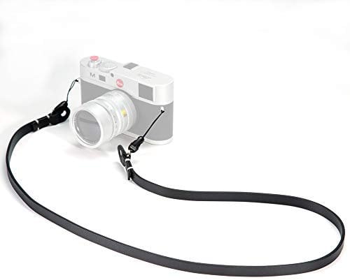 CANPIS CP003 Sangle de cou en cuir véritable pour appareil photo reflex numérique Nikon Canon Sony Pentax Leica Olympus Fuji