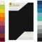 Lavea Topper Spannbettlaken, Topper Spannbetttuch, Jersey Topper Serie Maya, 200x220cm für Boxspring- und Wasserbetten, Schwarz, 100% Baumwolle, hochwertige Verarbeitung, mit Gummizug