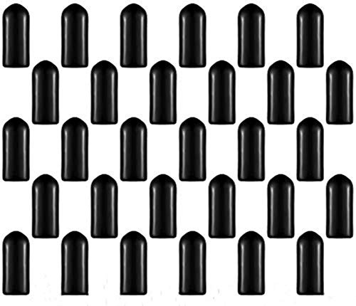 Chiloskit 30 Stück Airbrush-Adapter, Airbrush-Behälterdeckel, Siphon für die Sprühpistole, Flaschenverschluss, schwarz