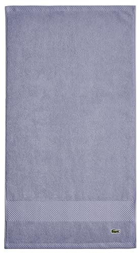 Lacoste Heritage-Supima-Baumwollhandtuch, Hell-Denim, 40,6 x 76,2 cm