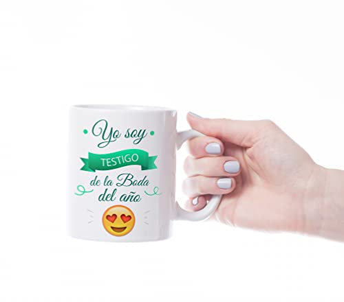 Taza Personalizada para Boda| Testigo de Boda| Regalos Personalizados | Regalos para Bodas | Día especial | Día especial | (100)