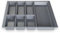 SOTOOLS KÖNIG Besteckeinsatz IV Silbergrau Breite: 526 mm Besteckkasten für 60er Korpus