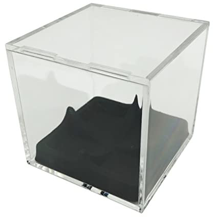 BCOATH Baseball-Display-Box Transparente Vitrine Transparenter Display-Ständer Vitrine Für Figuren Sport-Vitrine Baseball-Halter Für Bälle Display-Röhre Schwarzes Gehäuse Für