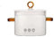 Kityemo 1.5L/53Oz Clear Glass Pots with Lids - Saucepan & Simmer Pot for Noodles, Soup, Cereals & Fruits (Brown Handle)