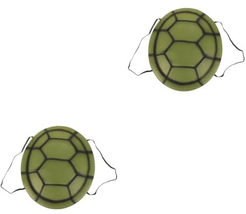 Toyvian 2 Pièces Accessoire De Cosplay De Tortue Déguisement D'animaux D'halloween Cosplay Tortue Ninja Tenue D'halloween Coquille De Carnaval De Tortue Costume Tout- Portable