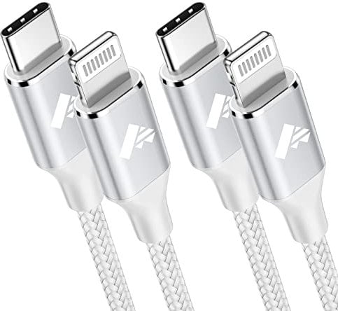Aioneus USB C Lightning Kabel 1M 2Pack, [MFi-Zertifiziert] iPhone Schnellladekabel Power Delivery Nylon Fast USB Typ C Lightning Ladekabel für iPhone 14/13/13 Pro/12/12 mini/11 Pro Max/X/XS/XR/8 Plus