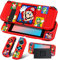 Koecya for Nintendo Switch Case Cute Cartoon Anime Design Cases Kawaii Fun Funny Fashion Soft Slim Protective Shell Cover Dockable Joycon for Kids Boys Teens Girls for Switch 2017 Red