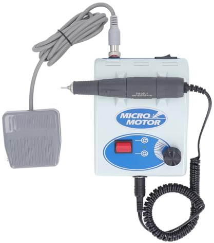 Elektrischer Mikromotor-Polierer Zum Polieren von Handstücken mit 35 KRPM, Labor- und Präzisionsarbeiten, Schmuck, Schleifen, Kunsthandwerk, Schnitzen, Polieren (EU-Stecker 220 V)