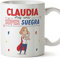 MUGFFINS Tazas Personalizadas para SUEGRA - En Español - ¡Eres Súper! - 11 oz / 330 ml - Regalo personalizable original y divertido