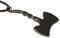 Raven Forge Forged Battle Axe Pendant