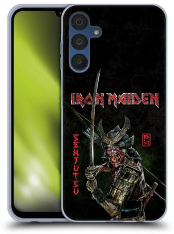 Head Case Designs Offizielle Iron Maiden Album-Cover Senjutsu Gel Handyhülle Hülle [Militärischer Schutzgrad] Kompatibel mit Samsung Galaxy A15