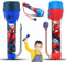 SRV Hub Lot de 2 grandes lampes de poche à LED Spiderman pour enfants, portée de 3,5 m, jouet de Noël pour enfants, cadeau de Noël 3 ans et plus, taille : 16 cm