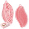 Brosse pour le corps en silicone, brosse pour le corps en silicone, brosse de corps en luffa double face, brosse de douche en silicone et brosse à shampooing pour le massage du cuir chevelu