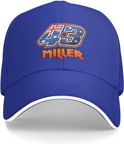 Baseballkappe Snapback Sonnenhut Jack Miller Nummer 43 Baseball Cap Icon Militär Cap Mann Hüte für Frauen Männer Hip Hop Geburtstagsgeschenk