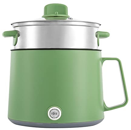 1.7 Liter Elektrische Multikocher Kochtopf Elektrischer HOT POT 220V Elektro Grün Antihaft Kocher Dampfgarer Slow Cooker Steamery Reis Kocher