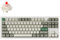Keychron Q3 Max QMK/VIA Kabellose Mechanische Tastatur, Vollmetall, Programmierbarer Knopf, 2.4 GHz/Bluetooth/Kabelgebundene Tastatur mit Hot-Swappable, Shell White, Gateron Jupiter Red