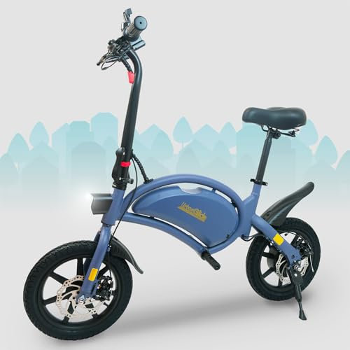 UrbanGlide eBike 140 Bleu – Draisienne électrique 14, 25 km/h, 18 km