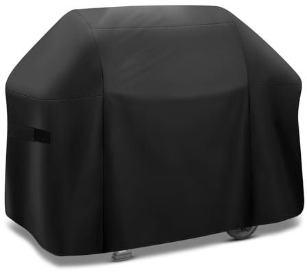 Tunansx 600D Housse de Barbecue Exterieur pour Weber Genesis 400 Series 4 brûleurs, Housse pour Weber Genesis E435, E410, E440 - Tissu Oxford imperméable et résistant, 165 cm x 63 cm x 113 cm