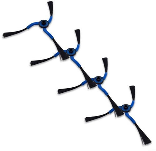 FUANA 4 piezas de repuesto cepillo lateral para Samsung SR8750 SR8855 VR10F71 SR8895 barrido robot aspirador accesorios piezas de repuesto reemplazar, suciedad y polvo