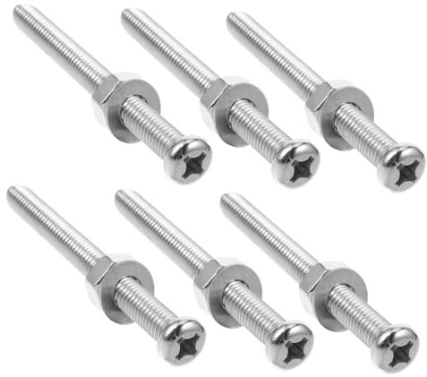 IMIKEYA Poolleiterschrauben Edelstahl 6 Stück Poolleiter Schrauben Ersatzteile Für Unterwasserleiter Schwimmbadzubehör Befestigungsschrauben Für Aufstellpools