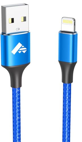 Aioneus Cavo iPhone 1.8M Ricarica Filo Caricatore iPhone Carica Rapida Certificato MFi Lungo Cavo Lightning USB Caricabatterie Cavetto per iPhone 11 12 13 14 Pro Max Plus Mini XS XR X 8 7 6 SE iPad