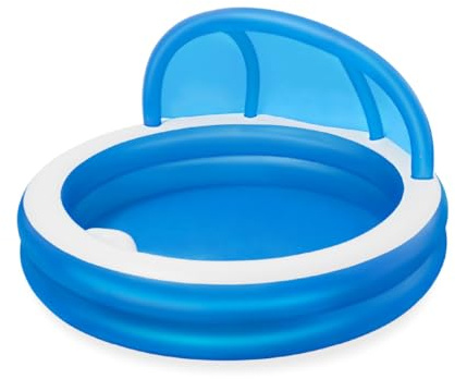 Bestway Kids Paddling Pool, Inflatable Outdoor Portable Swimming Pool Blue