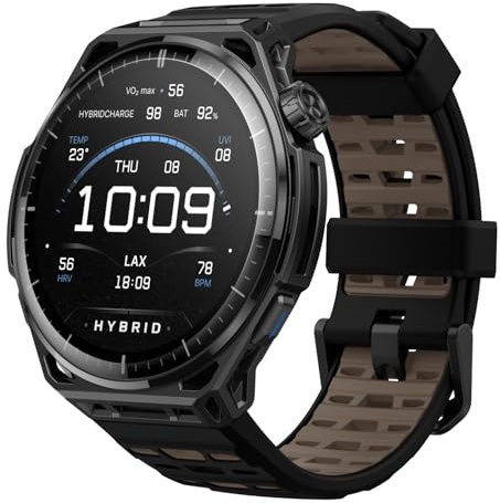 Amazfit Balance 3 GPS-Smartwatch, 48mm 1,5 AMOLED mit Saphirglas, Titangehäuse, 21 Tage Akkulaufzeit, NFC, Taschenlampe, 64GB, Offline-Karten, 10 ATM, 180+ Sportmodi & HYROX Fitness-Tracker