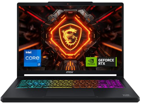 MSI Crosshair 16 HX, Gaming Laptop, 16 QHD+ 240 Hz Display, Intel Core i7-14650HX, NVIDIA GeForce RTX 5060, 16 GB RAM, 512 GB SSD, Windows 11 Home, QWERTZ Tastatur, Schwarz, E14WFK-099Y