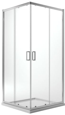 Idralite Box Mampara de Ducha Rectangular 80x120 H185 Transparente 6mm Mod. Ready