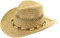 Bondi Chapeau de paille naturel Western, naturel, taille unique