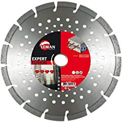 Leman – Disco diamantato Ø115 x 22,23 X 2,4 X 10 MM. cemento, cemento armato, granito, pietra naturale e acciaio.