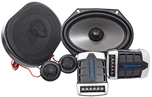 Rockville Pair RV68.2C 6x8 / 5x7 Component Car Speakers 900 Watts/170w RMS CEA