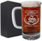 Personalised Etched 473ml Glass Beer Mug Stein Tankard, Custom Grandad Gifts, Customized Birthday Present for Men Him Dad Father, Engraved Birthday Decorations Decor - Scott Monogram