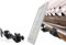 Wasserstein Gutter Mount for Ring, Arlo, and Reolink-Compatible Solar Panels - Maximum Sunlight Exposure for Your Solar Panel Without Drilling Holes (Black)