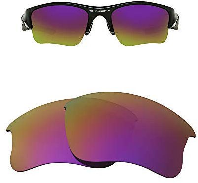 HiCycle2 FOOUS Ersatz-Brillengläser für Oakley Flak Jacket XLJ Polarisiert Sonnenbrille (Violett)