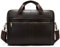Sac Business Mallette Homme Cartable Cuir Porte-Documents pour Homme 14 Pouces Porte Document Sac de Messager Sac à Bandoulière d'affaires