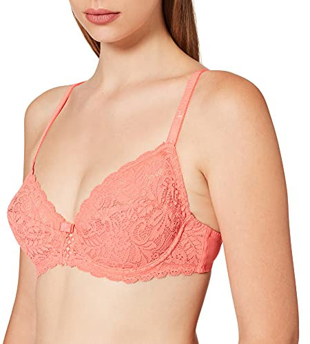 Dim Soutien-Gorge 3/4 Cup avec Armatures Sublim Dentelle Femme,Rose (Corail Rose 8xv) , 85B ( Taille Fabricant : 70B )