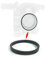 Thermostat Housing Rubber Gasket Fits Ford Mondeo Focus 1.8 2.0 XS7G9K478BD