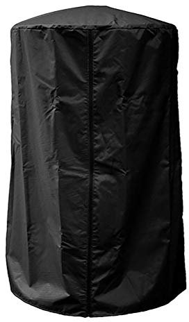 Tabletop Heater Cover Waterproof with Zipper 38'' H x 24'' W x 24'' D Patio Heater Cover Heavy Duty Black (210D Black)
