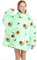 Shamdon Home Collection Kinder Übergroße Kapuzenpullover,Pullover Sweatshirt Mit Kapuze,Flanell Hoodie Decke mit Ärmel und Tasche für Jungen Mädchen