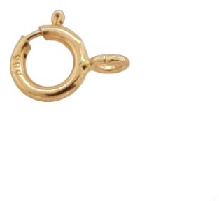 4,5 mm 14 Karat massives Gelbgold Federring offener Ring hergestellt in Italien von CRAFT WIRE