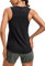 CRZ YOGA Damen Sport Tank Top Racerback Ärmelloses Yoga Oberteile Sommer Fitness Tops Gym Leichte Sporttop Schwarz 38