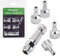 Fengda Airbrush Quick Release Disconnect with G1/8 4PCS Male Fittings and Female Hose Connection for Quick Release The Airbrush and air Hose