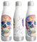 Bouteille à double paroi isotherme en acier inoxydable avec motif tête de mort - 500 ml