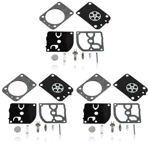 Gubeter Vergaser Reparatursatz für Stihl TS410 TS420, Membran Instandsetzungs Set für Kettensägen Ersatzteile, Ersetzt 4238 007 1061