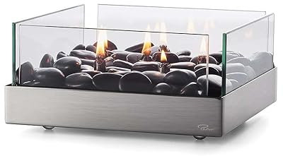 Tischkamin/Tischfeuer/Kamin für Indoor & Outdoor/inkl. Dekosteine